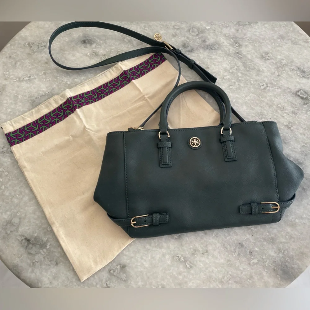 Tory Burch Saffiano Robinson Small Multi Tote - Picture 15 of 16